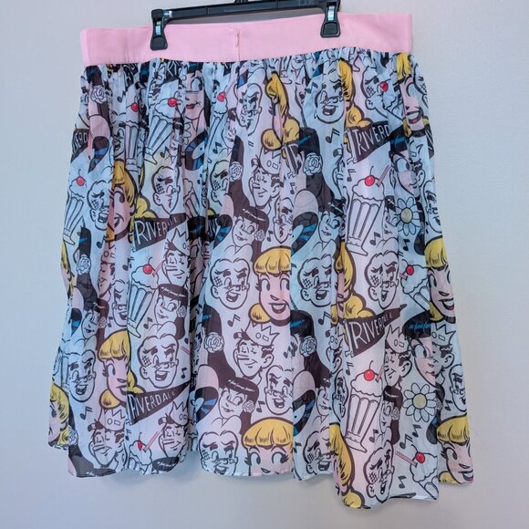 Unique Vintage Betty & Veronica 3X layered skirt Riverdale Archie Jughead EUC - Picture 3 of 10